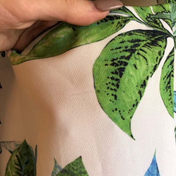 Summer palm tree leaf dress - Picture 5 of 5